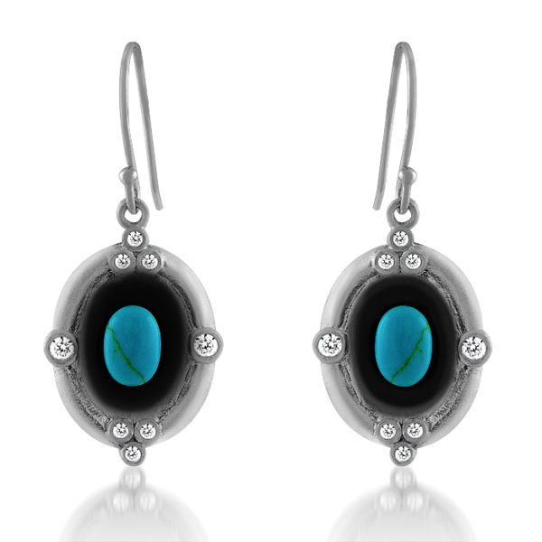 Sterling Silver Turquoise "Clairvoyant" Earrings