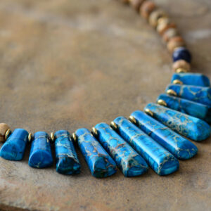 Cleopatra Necklace Natural Stone