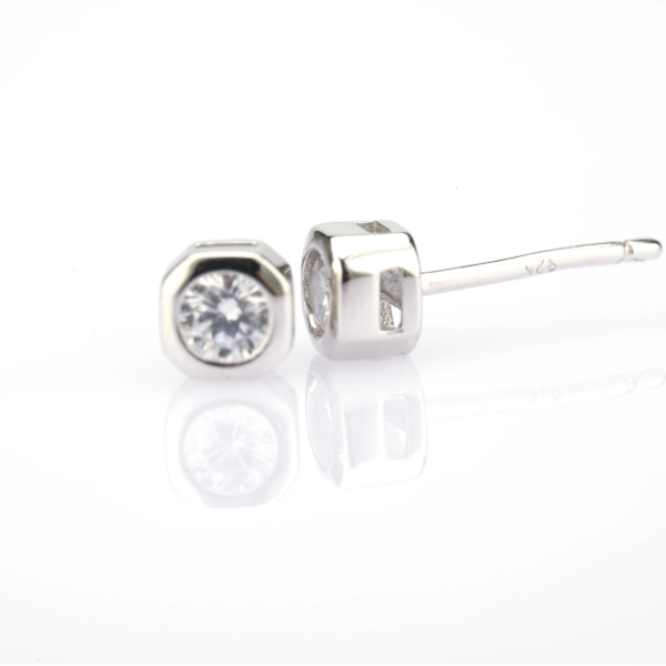 Sterling Silver "Shine Bright Like a Diamond" Earrings - Image 5