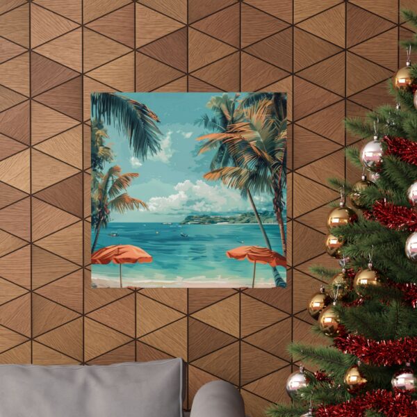 Tropical Beach Paradise Wall Art | Coastal Poster for Home Decor - Image 52