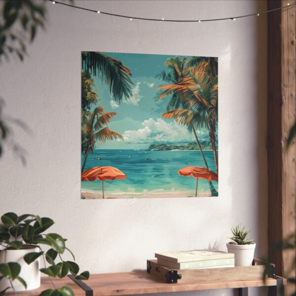 Tropical Beach Paradise Wall Art | Coastal Poster for Home Decor - Image 54