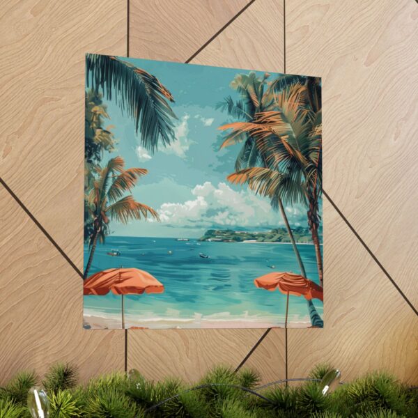 Tropical Beach Paradise Wall Art | Coastal Poster for Home Decor - Image 29