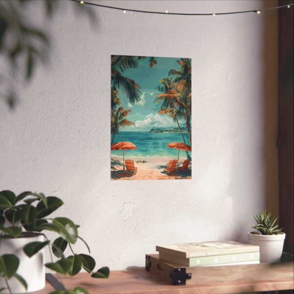 Tropical Beach Paradise Wall Art | Coastal Poster for Home Decor - Image 38