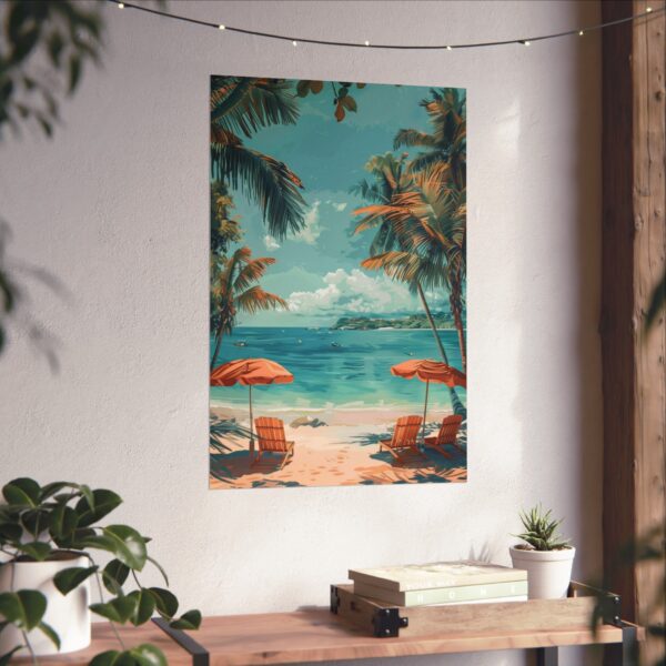 Tropical Beach Paradise Wall Art | Coastal Poster for Home Decor - Image 22