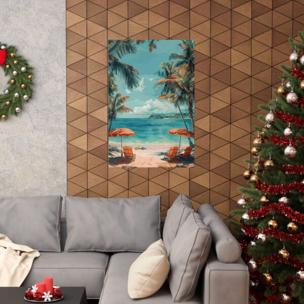 Tropical Beach Paradise Wall Art | Coastal Poster for Home Decor - Image 60