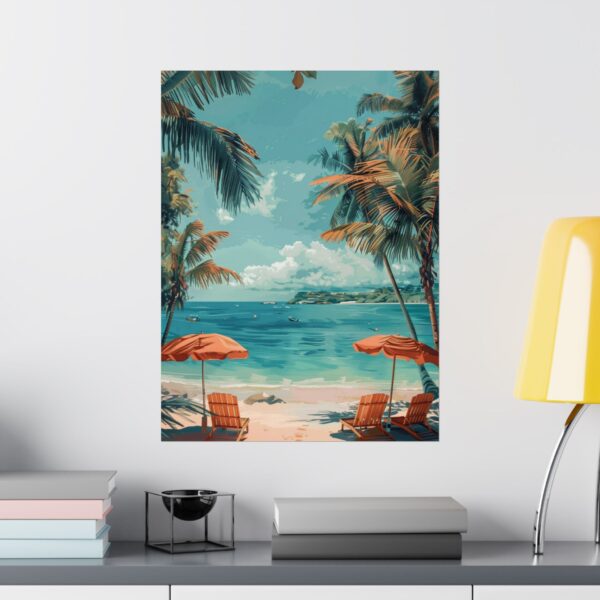 Tropical Beach Paradise Wall Art | Coastal Poster for Home Decor - Image 16