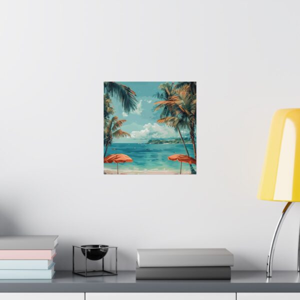 Tropical Beach Paradise Wall Art | Coastal Poster for Home Decor - Image 8