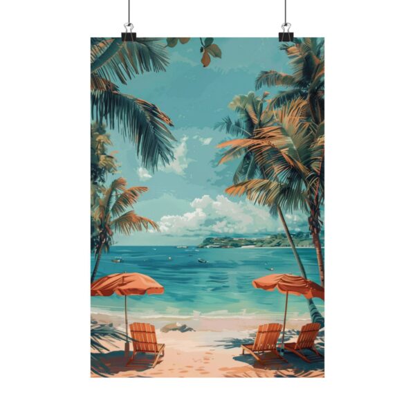 Tropical Beach Paradise Wall Art | Coastal Poster for Home Decor - Image 33