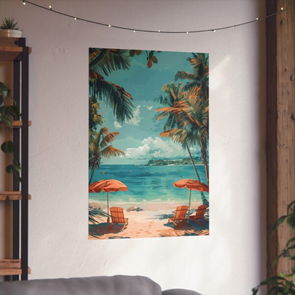 Tropical Beach Paradise Wall Art | Coastal Poster for Home Decor - Image 62