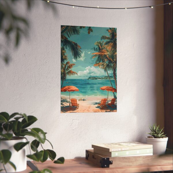 Tropical Beach Paradise Wall Art | Coastal Poster for Home Decor - Image 46