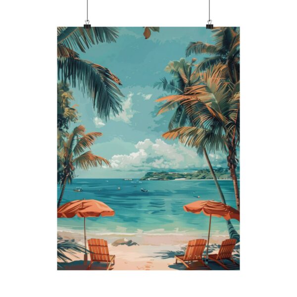 Tropical Beach Paradise Wall Art | Coastal Poster for Home Decor - Image 9