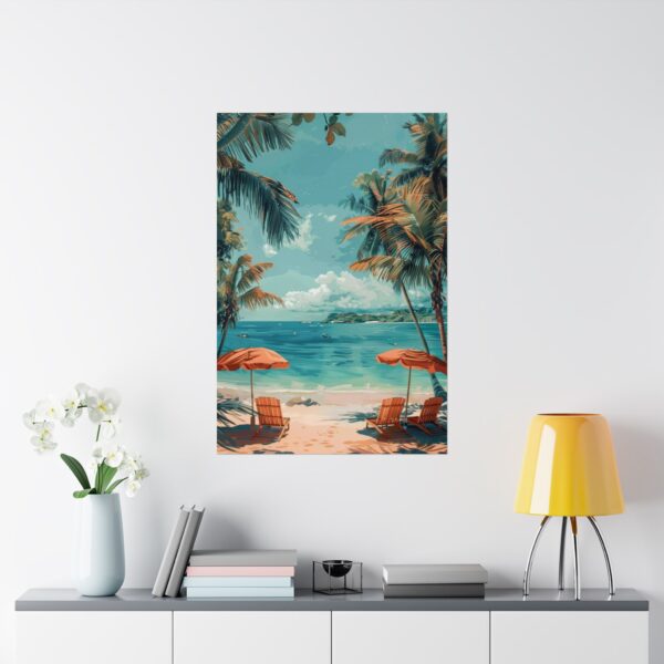 Tropical Beach Paradise Wall Art | Coastal Poster for Home Decor - Image 64