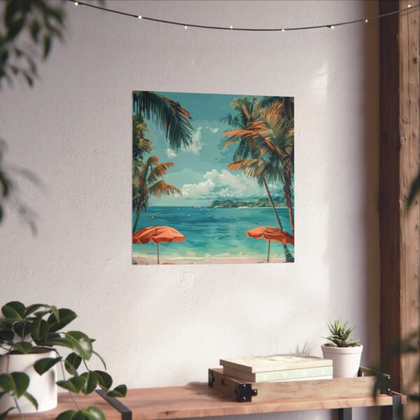 Tropical Beach Paradise Wall Art | Coastal Poster for Home Decor - Image 30